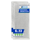 Microwave Filter  Whirlpool Grease Filters, 6" x 13", 2 Pack
