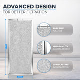 Microwave Filter  Whirlpool Grease Filters, 6" x 13", 2 Pack